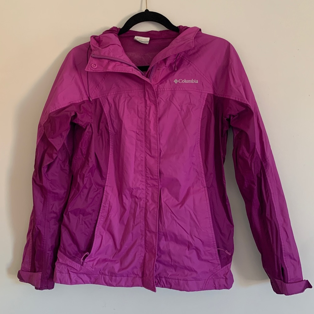 Purple Columbia Light Waterproof Jacket